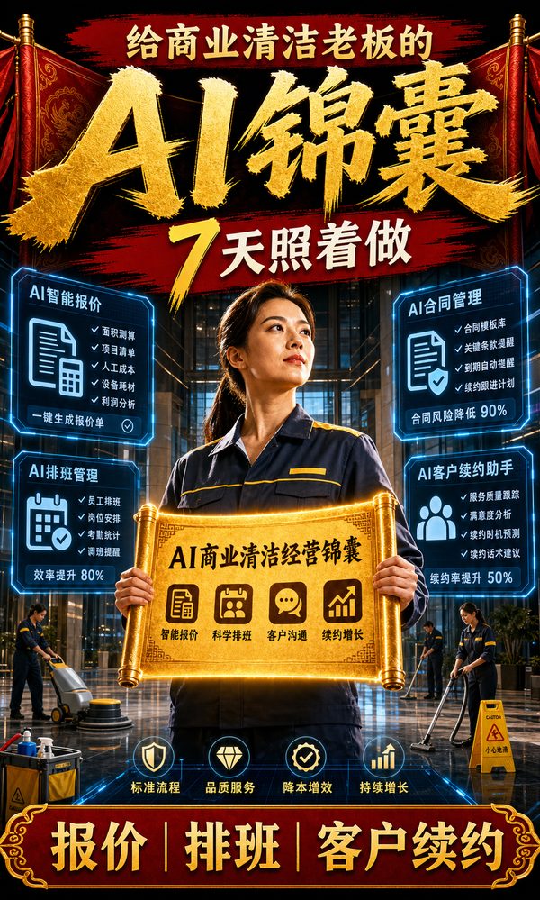 商业清洁 AI 锦囊