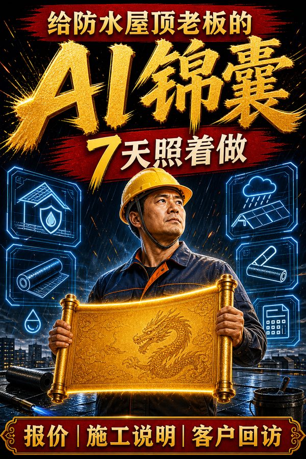 防水屋顶 AI 锦囊